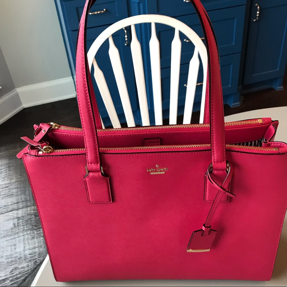 EUC Fuchsia Pink Kate Spade Briefcase Bag